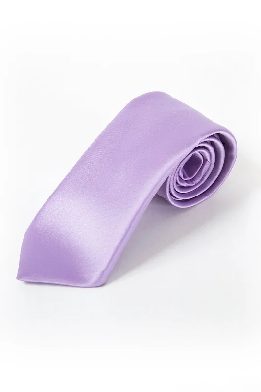 06 Lilac Satin Tie