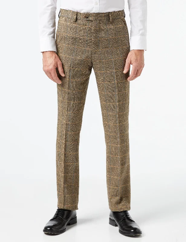 Brown Tweed Suit Trouser - X3309-2