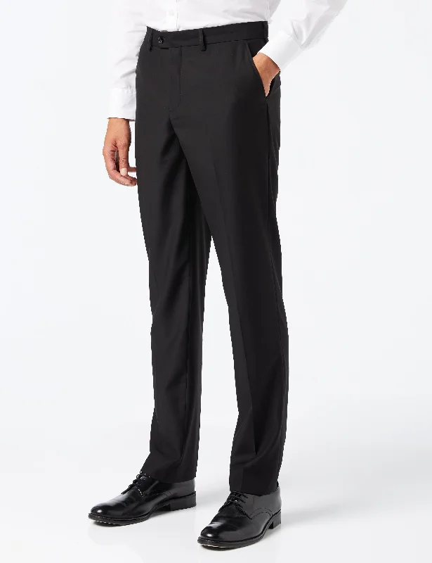 PJ-BLACK PLAIN TROUSER