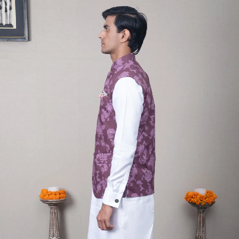 Mayan Abstract Nehru Jacket