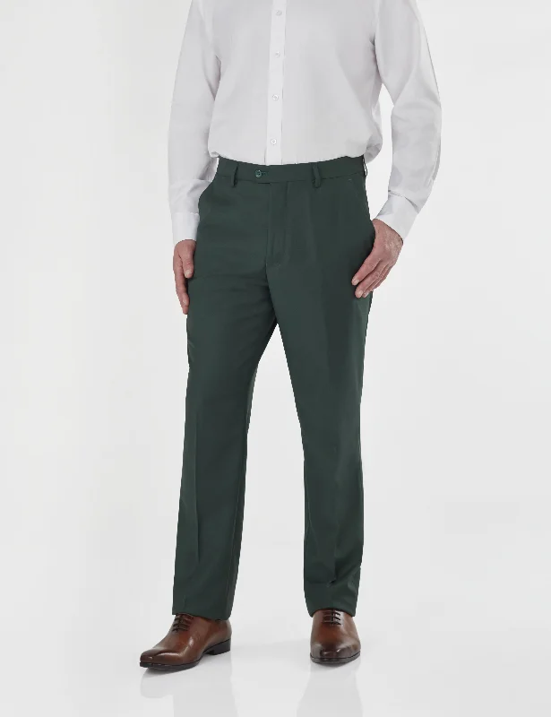 PJ - GREEN PLAIN TROUSERS