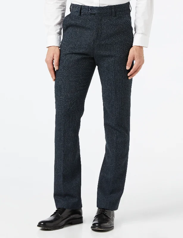 TWEED BLUE TROUSERS