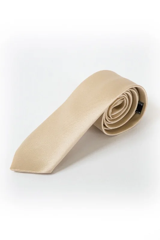 47 Nude Satin Tie