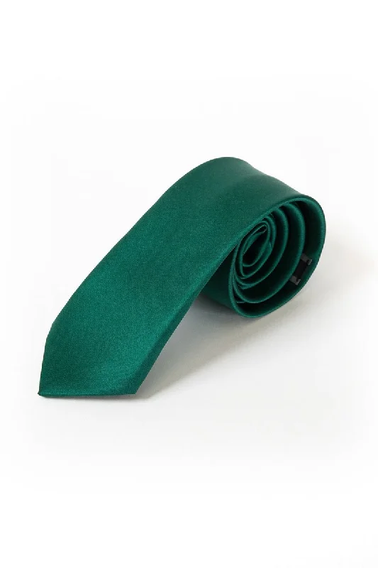 41 Emerald Satin Tie