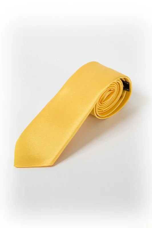 29 Marigold Satin Tie