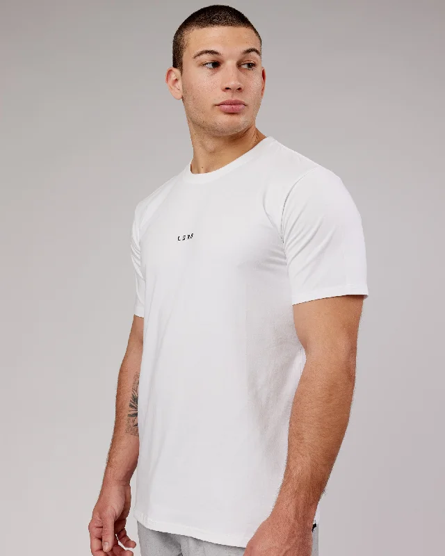 Men's Shirts with Appliquéd SleevesBase FLXCotton Tee - White