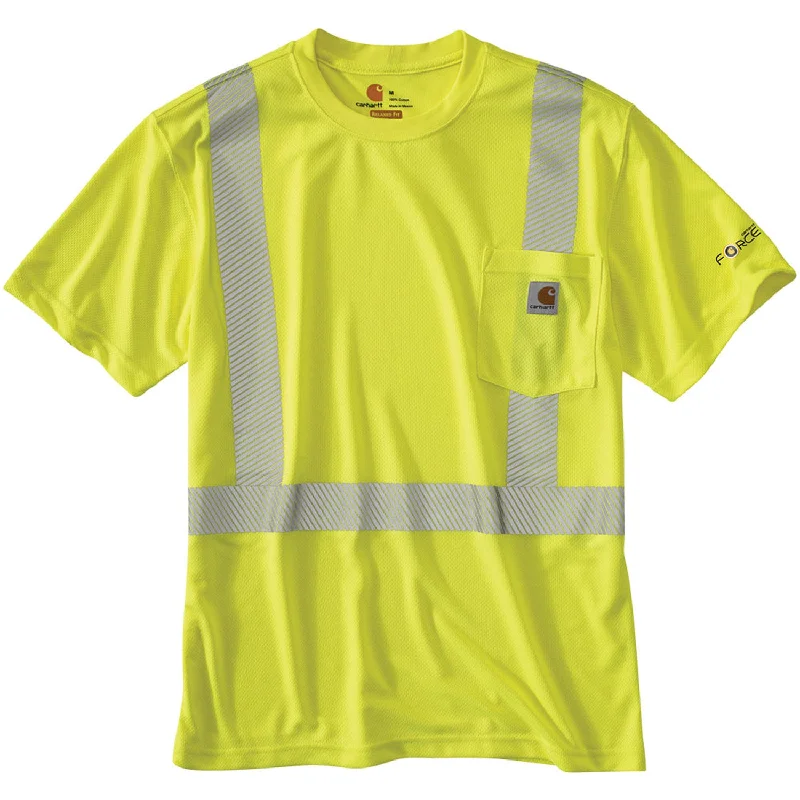 Men's Tailored Shirts for a Professional AppearanceCarhartt Men's Force Class 2 Hi-Vis Short Sleeve T-Shirt