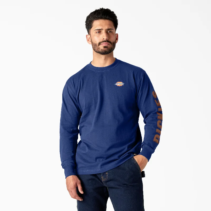 Men's Shirts with Graphic PrintsDickies Men's Graphic Crewneck Long Sleeve T-Shirt