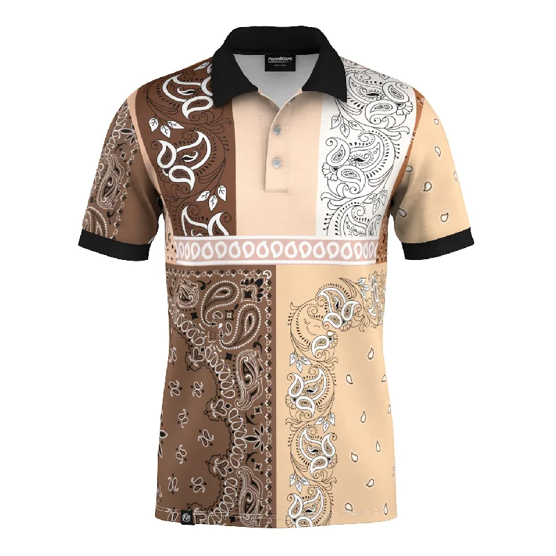 Men's Shirts with UV ProtectionEarth Tones Polo Shirt