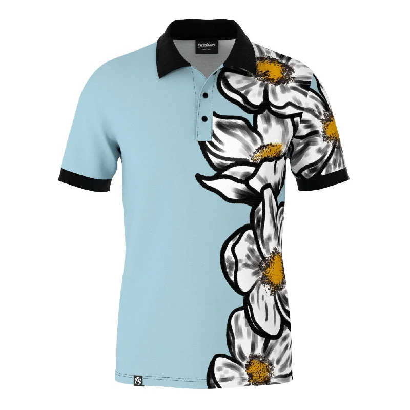 Men's Shirts with Tab CollarsI Can Buy Myself Flowers Polo Shirt