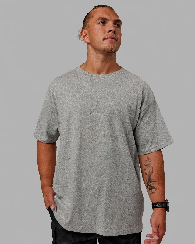 Men's Shirts for BoatingMVP Heavyweight Tee Oversize - Light Grey Marl