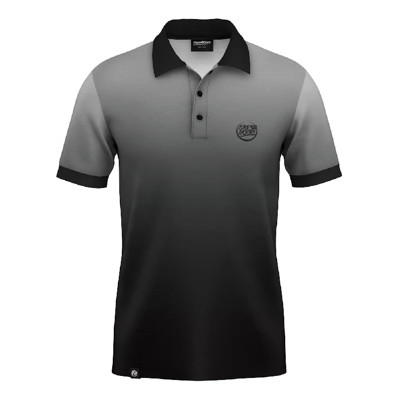 Men's Shirts with Mandarin CollarsOff Black Polo Shirt