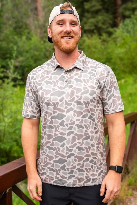 Men's Shirts with Snap ButtonsPerformance Polo - Classic Deer Camo