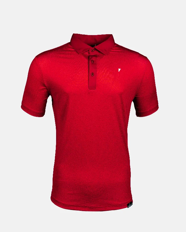 Men's Shirts for Outdoor ActivitiesRed Maze Classic Polo