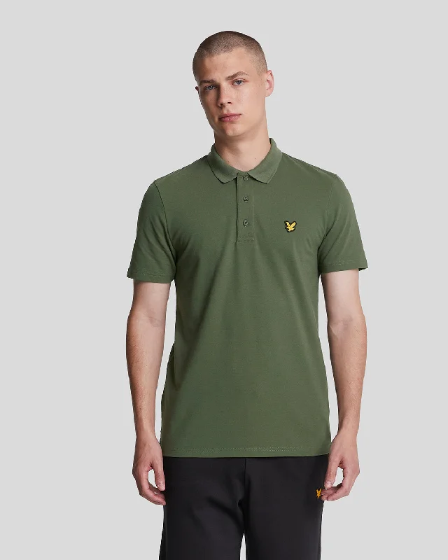 Men's Shirts with Appliquéd SleevesSports Short Sleeve Polo Shirt