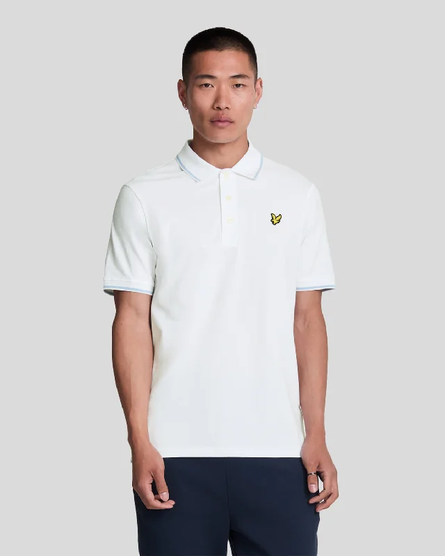 Men's Long-Sleeved ShirtsTipped Polo Shirt