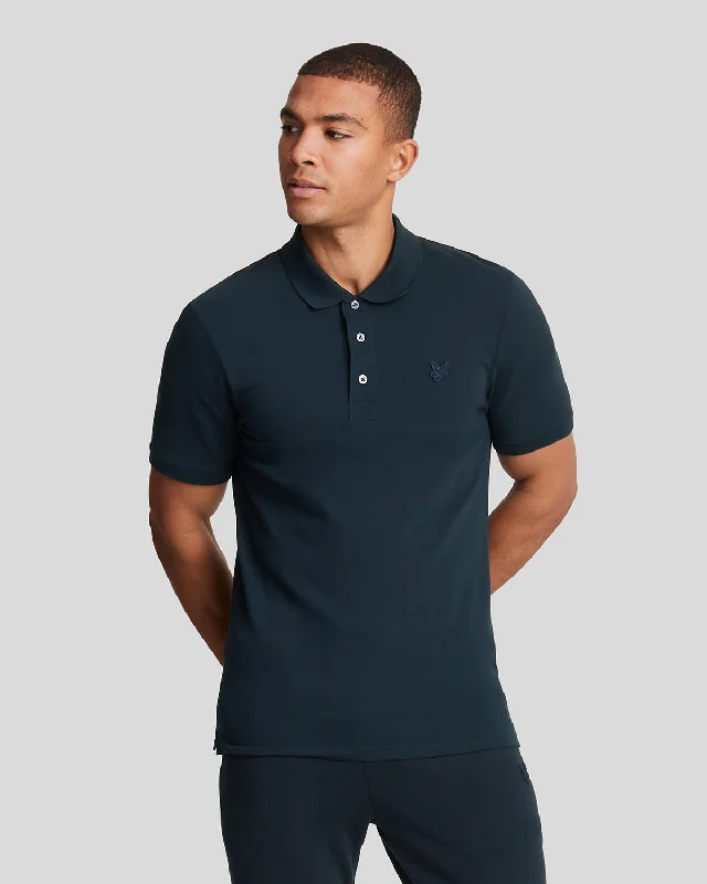 Men's Shirts with Full PlacketsTonal Eagle Polo Shirt