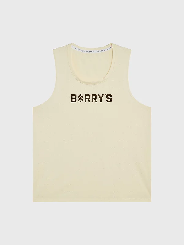 Men's Shirts with Surplice HemlinesBARRY'S VINTAGE WHITE JOEY TANK