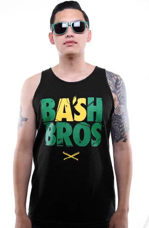 Men's Shirts with CollarsBash Bros (Men's Black Tank)