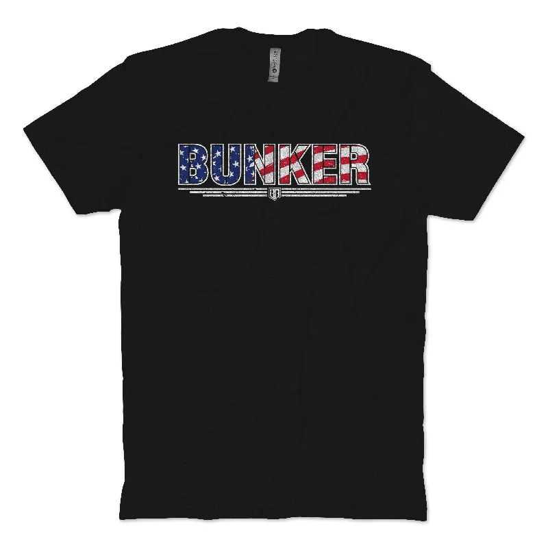 Men's Unique Dress Shirts for a Statement LookBunker USA Flag T-Shirt