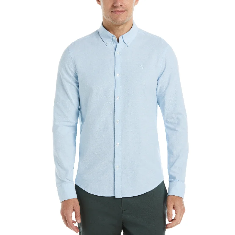 Men's Solid-Color Button-Down Shirts for VersatilityCore Oxford Shirt