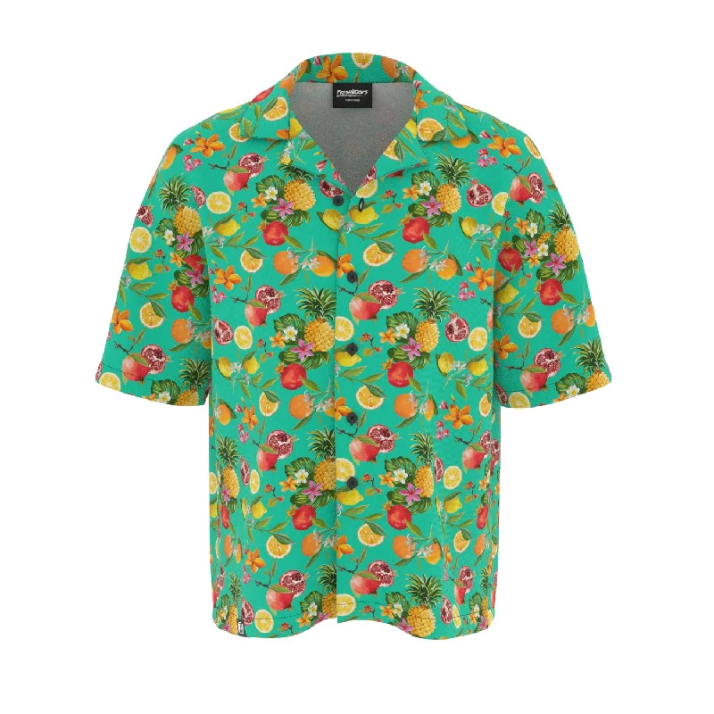 Men's Designer Shirts for a Statement PieceFruit Fusion Oversized Button Shirt