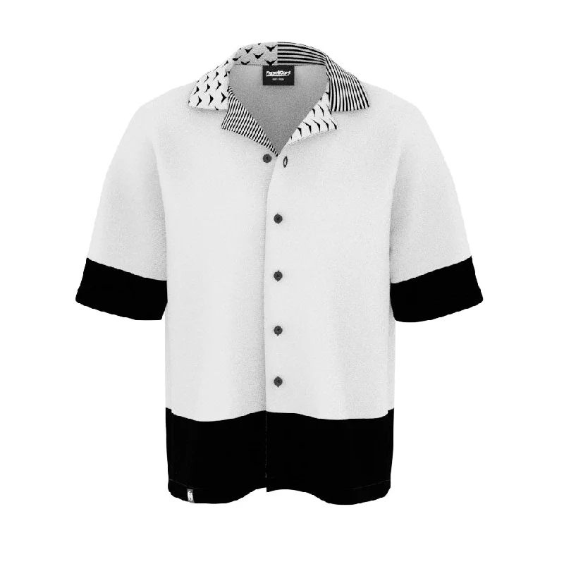 Men's Scoop Neck T-Shirts for a Relaxed FeelFusion Oversized Button Shirt