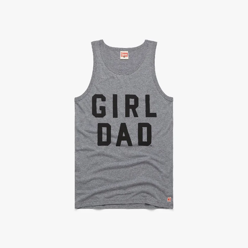 Men's Shirts with High NecksGirl Dad Tank Top