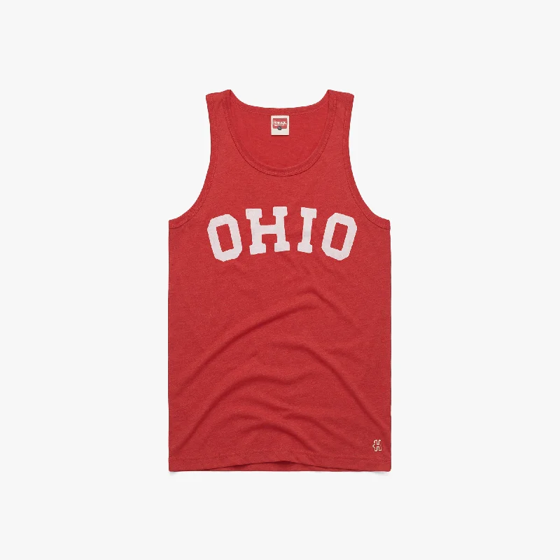 Men's Shirts with Convertible CollarsJesse Owens Block Ohio Tank Top