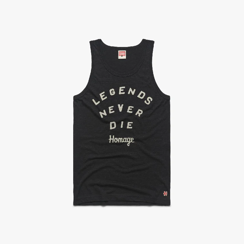 Men's Shirts with Raw-Edge HemlinesLegends Never Die Tank Top