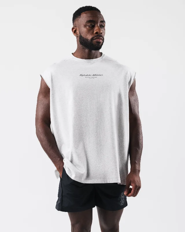 Men's Shirts with Double-Breasted DesignsVintage Muscle Tank - Heather Grey