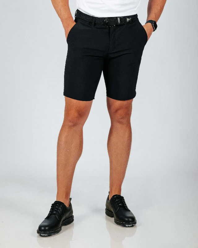 Men's Pants with SuspendersPrimo Black Shorts