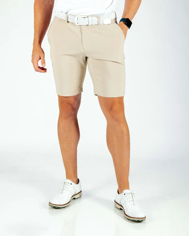 Men's Pants with Reflective Stripes for SafetyPrimo Light Khaki Shorts