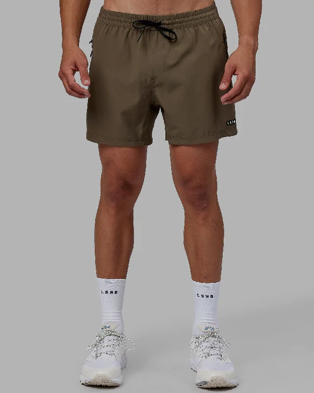 Men's Patterned Pants with Geometric DesignsRep 5'' Performance Shorts - Olive Leaf