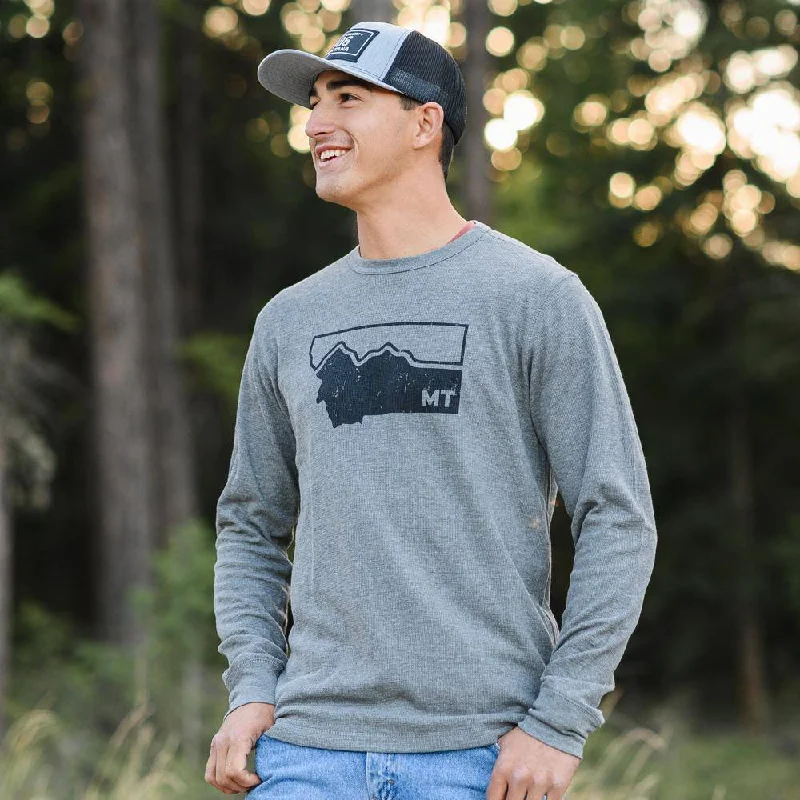 Men's Shirts with Graphic SleevesMT Mountains Thermal