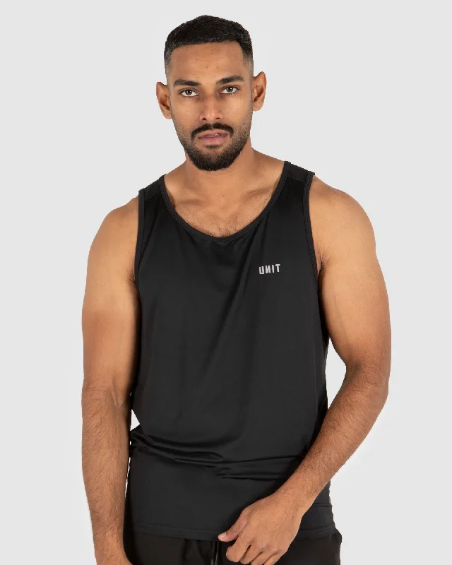 Men's Shirts with Mandarin CollarsUNIT Mens Pro Flex Sports Tank