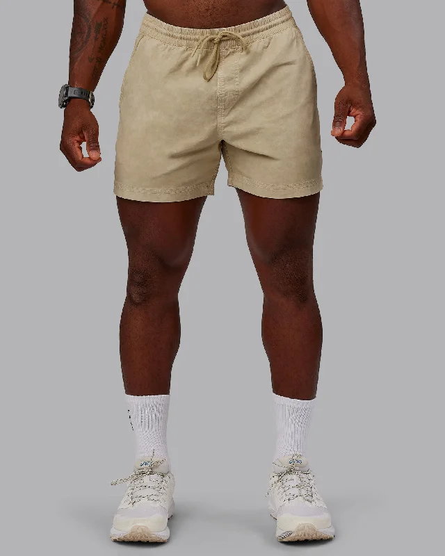 Men's Dress Pants for Special OccasionsWashed Daily 5" Shorts - Pale Khaki