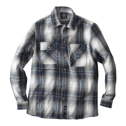 Men's Travel Shirts for Easy PackingWCC RISER SHIRT - BROWN/BLUE