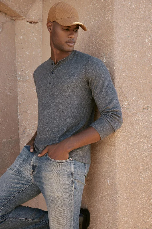 Men's Sweaters for Cold WeatherANTHONY THERMAL HENLEY