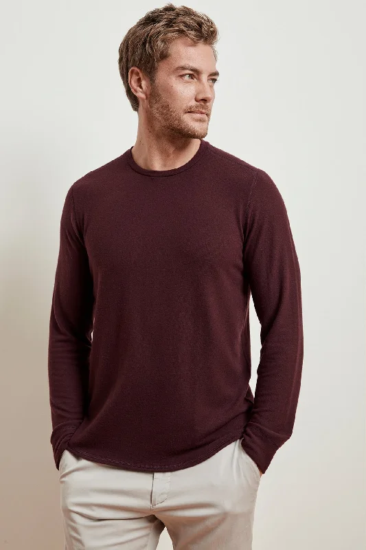 Men's Sweaters with Button-Down PlacketsBRONSON COZY JERSEY KNIT TOP