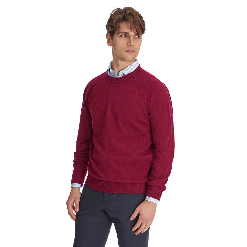 Men's Sweaters with Button-Down PlacketsBURGUNDY SWEATSHIRT