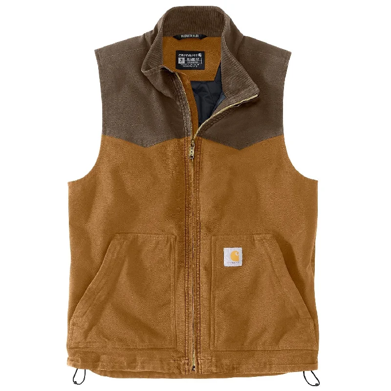 Men's Coats with HoodsCarhartt Men's Montana Rugged Flex® Relaxed Fit Zip Duck Vest