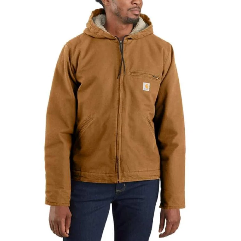 Men's Coats with Modern CutsCarhartt Men's Heavyweight Duck Sherpa-Lined Jacket