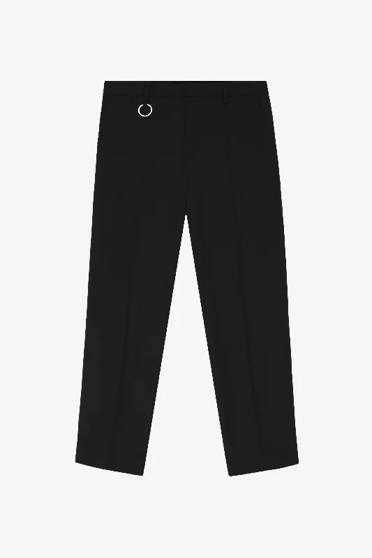 Men's Shirts with Hidden ButtonsCARROT SUIT PANT BLACK