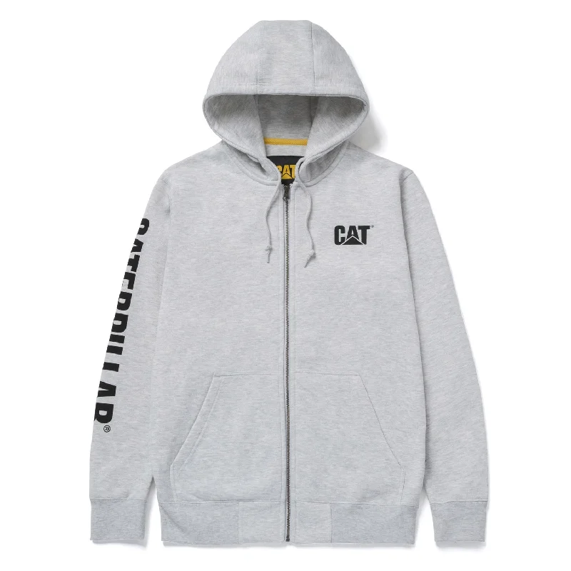 Casual Men's Zip-Up HoodiesCAT Men's Full Zip Hooded Sweatshirt