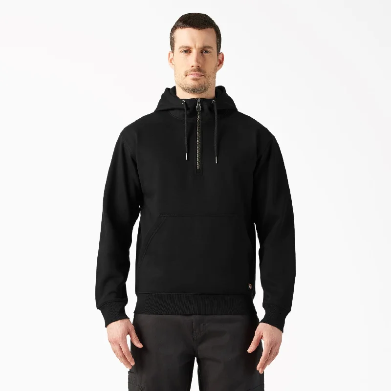 Men's Hoodies for Casual WearDickies Men's Durable Water Repellent Quarter Zip Hoodie