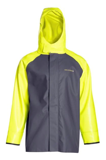 Men's Coats for Skinny MenGrundens Men's Hauler Hi-Vis Waterproof Hooded Jacket