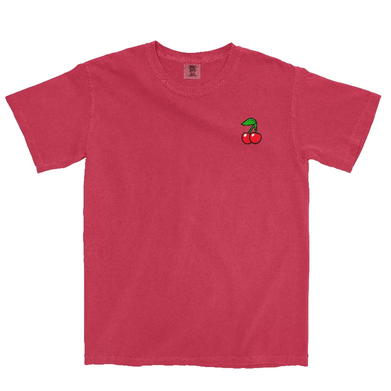 Men's Shirts with Asymmetrical HemlinesHanging Cherries | Comfort Colors Tee