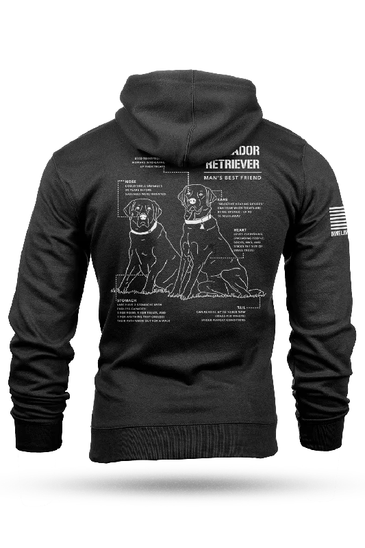 Men's Hoodies for Mild WeatherLabrador Schematic - Hoodie