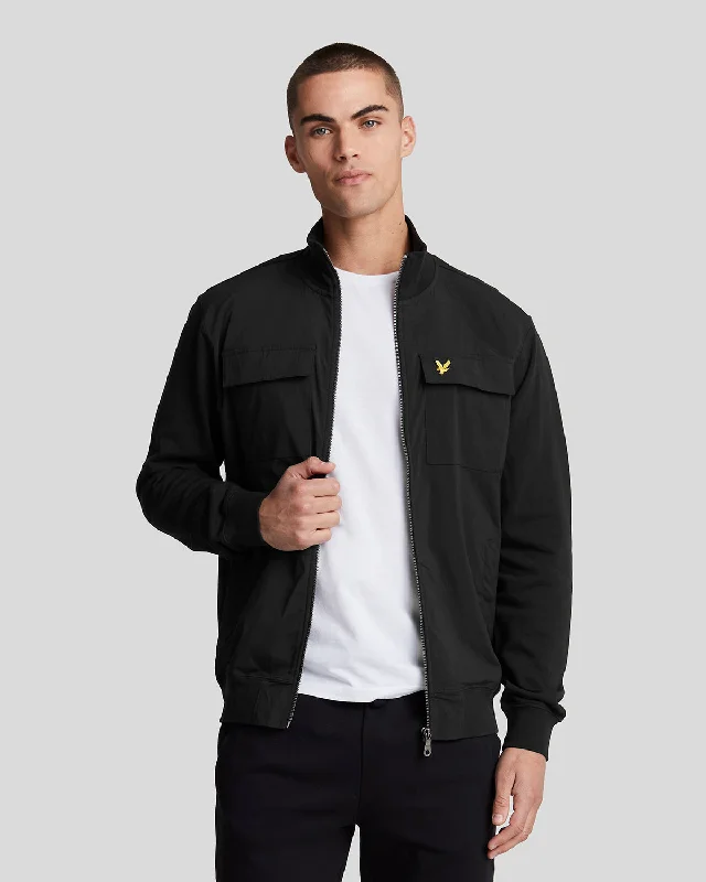 Affordable Men's Winter CoatsHybrid Zip Track Jacket